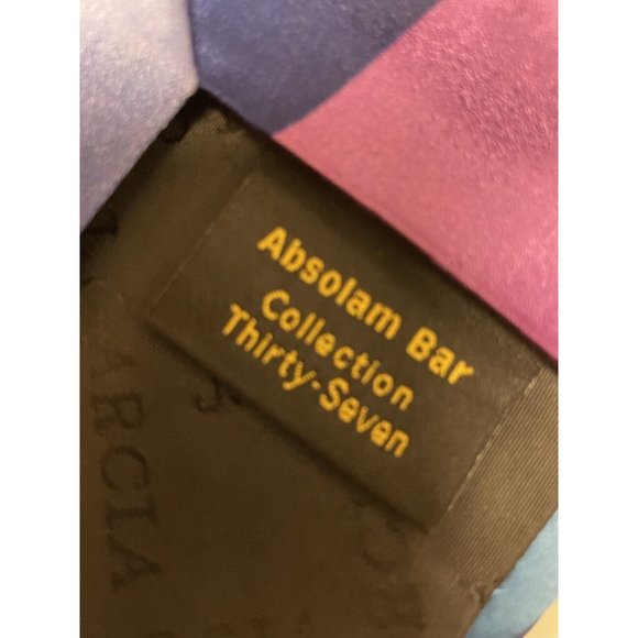 Men's Necktie J Garcia Tie Absolam Collection 37 100% Silk - Picture 4 of 4